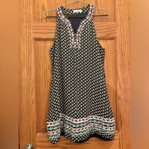 Anthropologie brand THML size M embroidered print mini dress